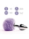 Анальна пробка FeelzToys - Bunny Tails Butt Plug Purple | 6675671 | фото 2
