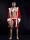 Чоловічий еротичний костюм “Сексуальний Санта” S/M: халат-пальто | 6675717 | фото 3