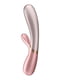Вібратор-кролик з підігрівом Hot Lover Pink, рожевого кольору | 6676006 | фото 3