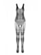 Сетчатый телесный бодистокинг-боди с симметричным рисунком CA005 | 6676209 | фото 5
