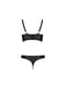 Комплект з екошкіри Malwia Bikini: бра та трусики | 6676236 | фото 4