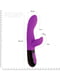 Вібратор-кролик Gaia 2.0 фіолетового кольору | 6676423 | фото 2