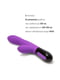 Вібратор-кролик Gaia 2.0 фіолетового кольору | 6676423 | фото 3