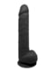 Фалоімітатор SilexD Kingston Black (MODEL 15in), двошаровий, силікон+Silexpan, діаметр 7 см | 6676522 | фото 2