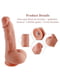 Ультрареалістичний фалоімітатор для секс-машин Hismith 8.3″ 2-layers Silicone Flesh Dildo, двошаровий | 6676537 | фото 2