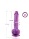 Фалоімітатор 8.2″ з вібрацією для секс-машин Hismith Purple Silicone Dildo with Vibe | 6676543 | фото 3