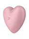Вакуумний стимулятор Cutie Heart Light Red | 6676604 | фото 5