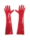 Глянсові вінілові рукавички Art of Sex - Lora, розмір S, колір Червоний | 6676775 | фото 4