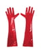 Глянсові вінілові рукавички Art of Sex - Lora, розмір М, колір Червоний | 6676777 | фото 4