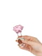 Скляна анальна пробка - Rosy- Luxurious Glass Anal Plug | 6676928 | фото 6
