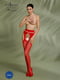 Еротичні колготки-бодістокінг Passion ECO S002 red | 6677013 | фото 3