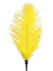 Лоскоталка зі страусиним пером Art of Sex - Feather Tickler, колір Жовтий | 6677106 | фото 3