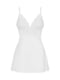 Еротична біла сукня Бебідолл 810-BAB-2 babydoll & thong white S/M | 6677128 | фото 5