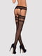 Еротичні панчохи з поясом Garter stockings S214 | 6677235 | фото 3