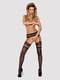 Еротичні панчохи з поясом Garter stockings S214  | 6677235 | фото 4