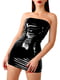 Сексуальна вінілова чорна сукня - Jaklin, розмір XS-M | 6677307 | фото 2