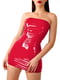 Сексуальна вінілова червона сукня - Jaklin, розмір L-2XL | 6677802 | фото 2