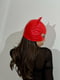 Лакована маска "Кішка"  червона | 6677811 | фото 2