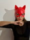 Лакована маска "Кішка"  червона | 6677811 | фото 5