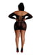 Чорна еротична сукня Plus Model 07 Black | 6678029 | фото 2