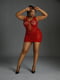 Червона еротична сукня Plus Model 08 Red | 6678030 | фото 3