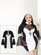 Еротичний костюм черниці Plus Size: міні-сукня, хрест, головний убір | 6678085 | фото 6
