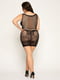 Чорна еротична сукня Plus Size | 6678095 | фото 5
