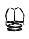 Шкіряна чорна портупея - Melani Leather harness,  L-2XL | 6678125