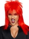 Перука рок-зірки Unisex rockstar wig Red, унісекс (53 см) | 6678497