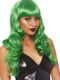 Хвиляста перука Misfit Long Wavy Wig Green, довгий, реалістичний вигляд (61 см) | 6678554