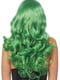 Хвиляста перука Misfit Long Wavy Wig Green, довгий, реалістичний вигляд (61 см) | 6678554 | фото 2