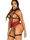BDSM-костюм учениці: портупея, міні-спідниця, екошкіра | 6678608 | фото 3