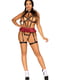 BDSM-костюм учениці: портупея, міні-спідниця, екошкіра | 6678608 | фото 4