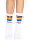 Шкарпетки жіночі в смужку Pride crew socks Rainbow (37–43 розмір) | 6678624