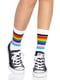 Шкарпетки жіночі в смужку Pride crew socks Rainbow (37–43 розмір) | 6678624 | фото 3