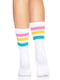 Шкарпетки жіночі в смужку Pride crew socks Pansexual (37–43 розмір) | 6678625 | фото 2