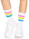 Шкарпетки жіночі в смужку Pride crew socks Pansexual (37–43 розмір) | 6678625 | фото 3