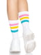 Шкарпетки жіночі в смужку Pride crew socks Pansexual (37–43 розмір) | 6678625 | фото 4