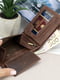 Портмоне шкіряне коричневе в подарунковій коробці | 6679257 | фото 7