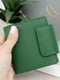 Шкіряний гаманець зелений на кнопці | 6679279 | фото 8