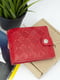 Подарочный набор: кожаный кошелек, обложка для паспорта и ремень красный | 6679299 | фото 3