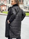 Пальто стеганное черное “Стефи” | 6679497 | фото 5