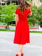 Сукня А-силуету червона ''Брітні'' | 6679499 | фото 2