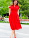 Платье А-силуэта красное “Бритни” | 6679499 | фото 3