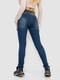 Темно-серые джинсы с эффектом потертости | 6679548 | фото 4