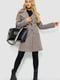 Класичне сіро-бежеве пальто | 6679577 | фото 2