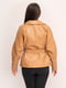 Куртка-пиджак кожаная карамельная | 6679761 | фото 2