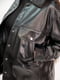 Куртка кожаная черная | 6679774 | фото 3