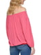 Блузка з відкритими плечима рожева | 6679902 | фото 2