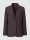 Классический пиджак коричневый | 6679916 | фото 5